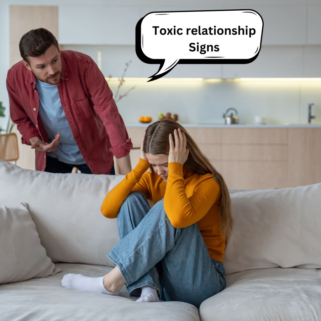 Toxic relationship signs